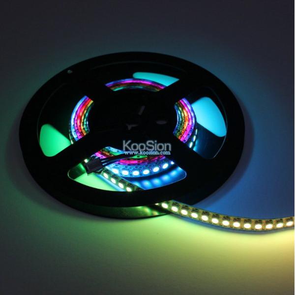 KooSion WS2812 ws2812b Flexible LED pixel Strip lights 144leds/mtr DC5V waterproof