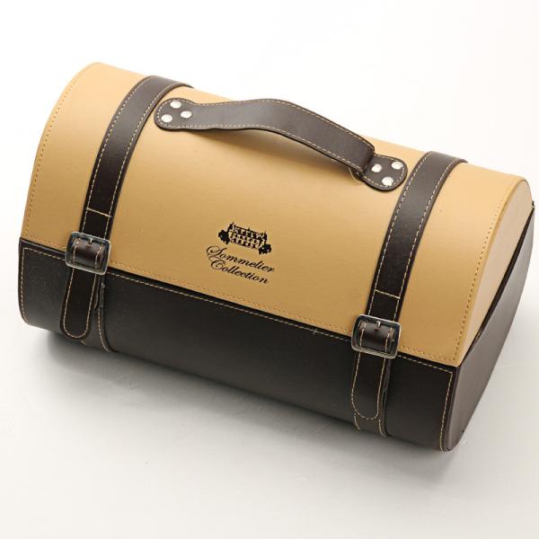 Quality Luxury PU Leather Gift Bottle Packaging bottle Wine Box with Tools for sale