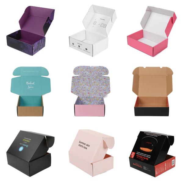 Printed Custom Apparel Packaging Boxes Garment Packing Recycle 2.15mm Thickness