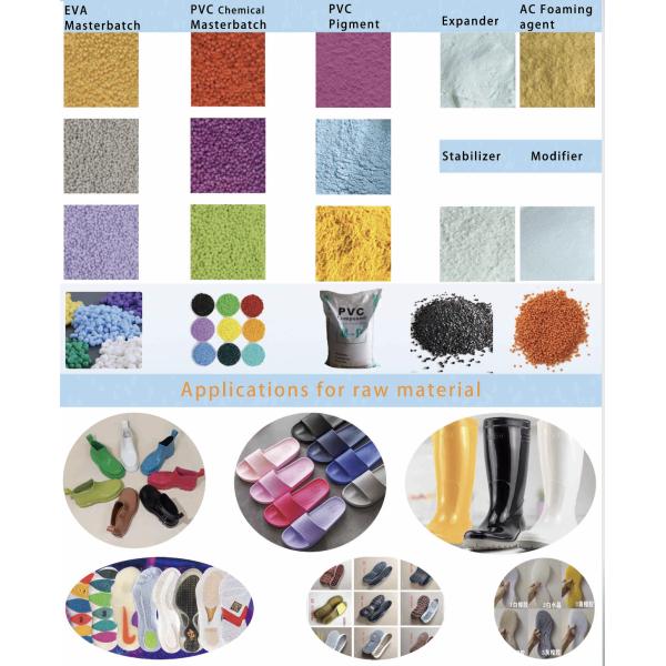 PVC Raw Material ODM Shoes Raw Material For Rain Boots Machine Making PVC Rain Boots