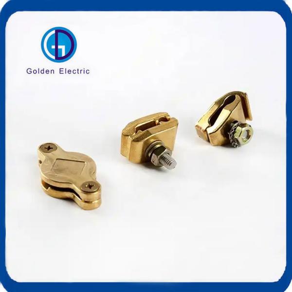 Pure Copper Cable Wire C Type Clamps Earthing Cable Jointing Electric Copper Earth C Clamp