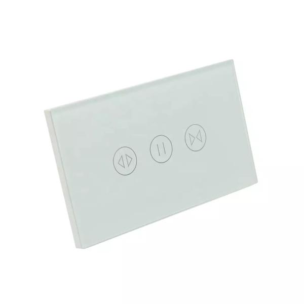 Quality Glomarket Tuya Wifi Smart App Remote Control Wireless Curtain Switch Wall Touch Switch For Home Automation for sale