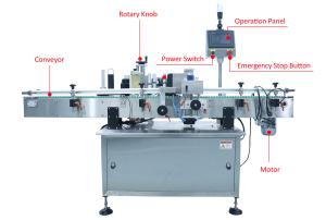 China Multifunctional Label Applicator Machine For Round Flat Oval Bottle wholesale