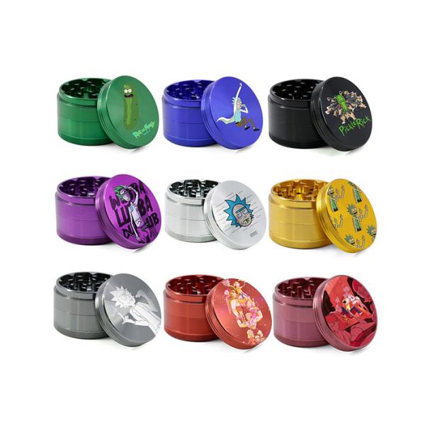 China Rick Morty Pattern Cigarette Grinder wholesale