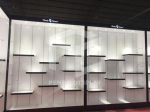 China 16mm Thick MDF Wig Wall Display OEM Full Lace For Barber Stations wholesale