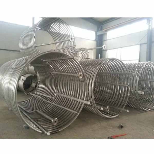 200 Degree Stainless Steel Coil Heat Exchanger 0.4mpa 0.5mpa