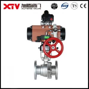 China Manual High Platform Flanged Floating Ball Valve Wcb Currency US Driving Mode Manual on sale