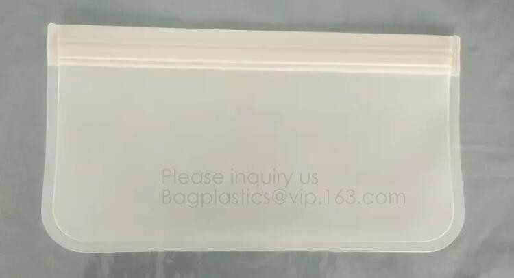 Reusable Silicone Food Storage Bag Washable Silicone Fresh Bag for Fruits Vegetables Meat Preservation bagplastics bagea