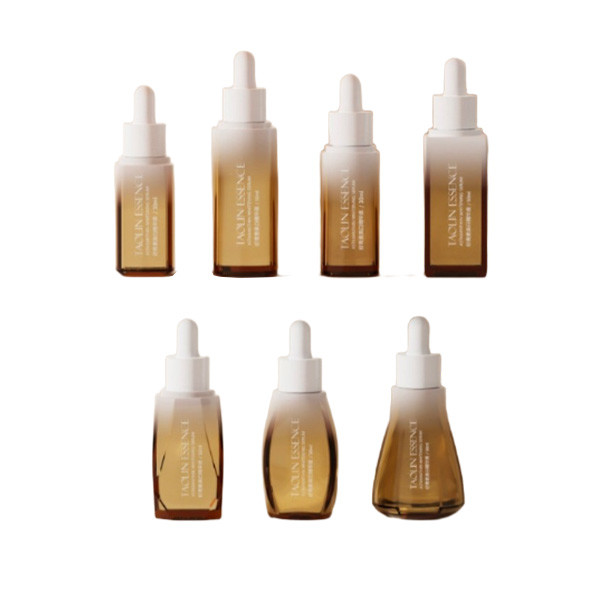 PETG thick walled essential oil dropper bottle with 0.05MPa sealing certification, light transmittance ≥ 90%, supports silk screen printing/hot