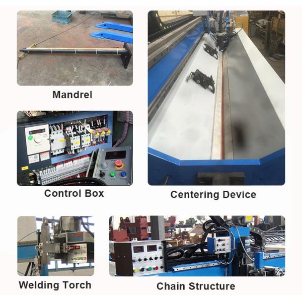 PLC Control MIG Auto Welding Machine , 380V Automatic Pipe Welding Machine