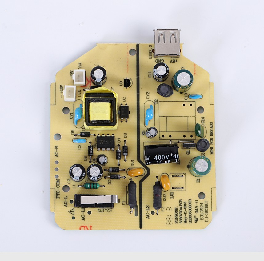 1-30 Layers Usb Flash Drive Car Phone Charger Pcb Battery Charger Circuit Board 0.5-6.0 Oz