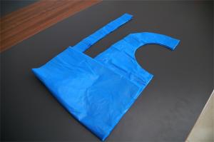 China Waterproof Disposable Plastic Smocks Breathable Smooth Surface CE Certificated wholesale