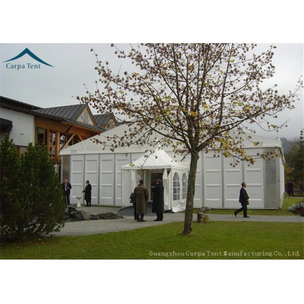 Fabric Custom Event Tents For Commercial Activities Wind Resistant With ABS Wall
