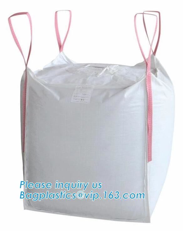 Cement Ton FIBC Jumbo Bags Reinforce , Biodegradable Plastic Shopping Bags