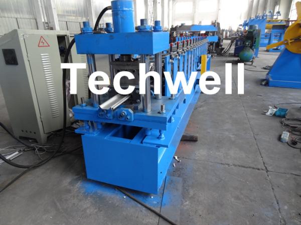 Quality Automatic Steel Guide Rail Cold Roll Forming Machine for Making Security Door Guide Tracks for sale