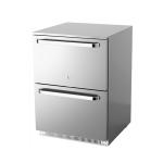 900L 100Cans Full Glass Door Beverage Refrigerator Outdoor Fridge