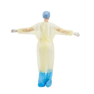 China Non Toxic Polypropylene Isolation Gowns Elastic Cuffs wholesale