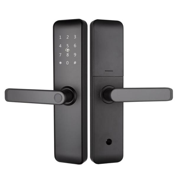 Quality Remote Control Smart Door Lock WiFi Smartphone APP Funciton & Voice Control for sale