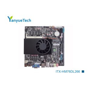 China Intel® PCH HM76 Core I7 Mini ITX Motherboard 12v Dc With Cpu HM76 Chip 2 LAN 6 COM 6 USB on sale