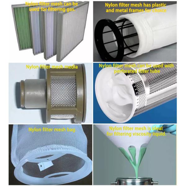 Chemical Resistant Nylon Filter Mesh 3 - 200 Micron For Medical Filtration