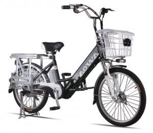 China 14&quot; Electric Road Bicycle 250W Battery Powered Bikes With Rear Steel Rack wholesale