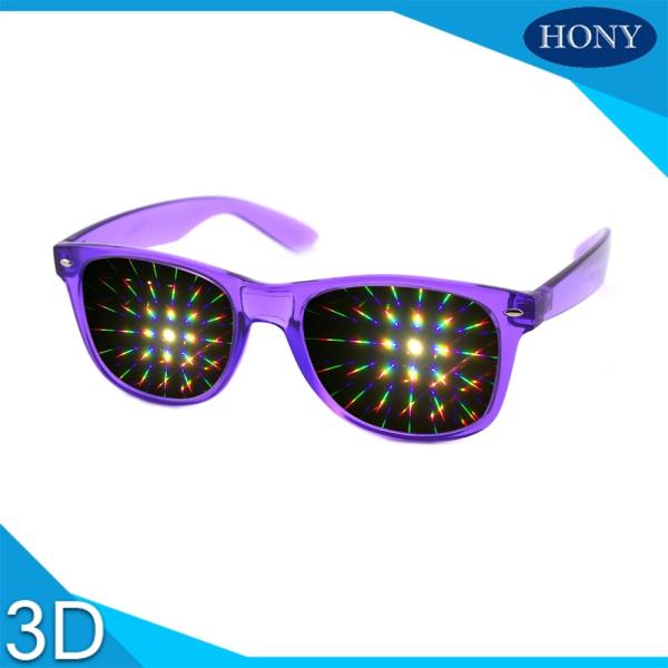 13500 Lines Light Gratings Diffraction Prism Fireworks Rave Glasses Plastic
