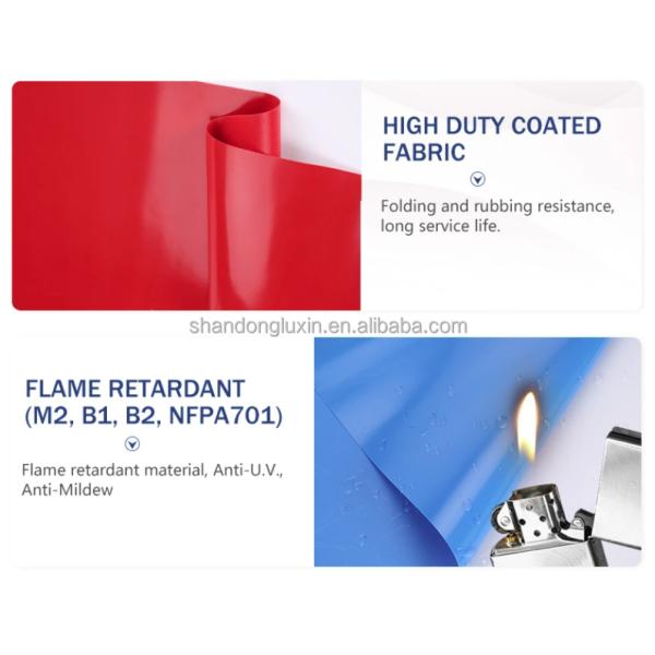 Coated Pvc Tarpaulins for Poultry House Curtain Sunproof Truck Tarpaulin 280-960gsm