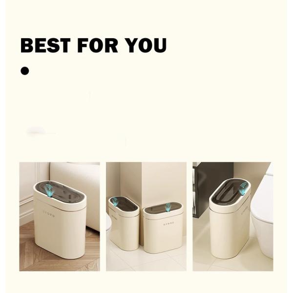 Townew T3slim Smart Trash Can Seif Sealing Smart Touchless Motion Sensor Intelligent Trash Can