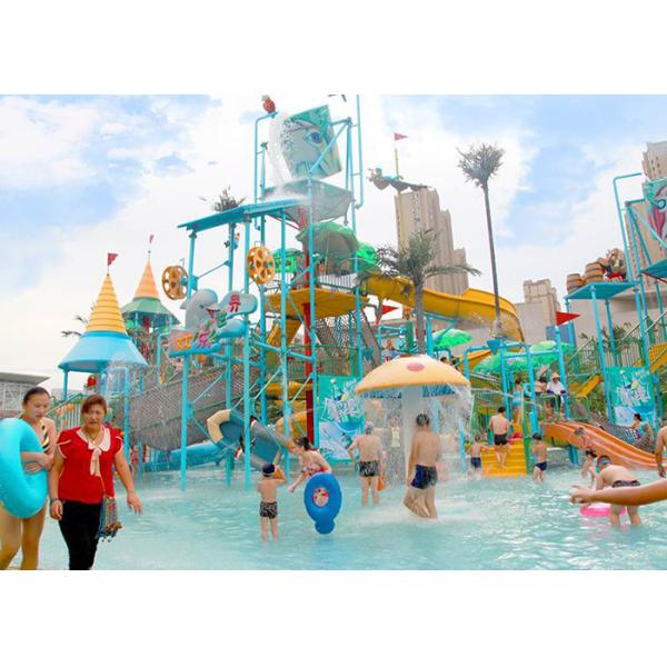 50 Persons 30m3/H Aqua Playground Pirate Ship Water House