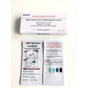 China Fast Saliva Alcohol Test Strips Accuracy Self Test At Home wholesale