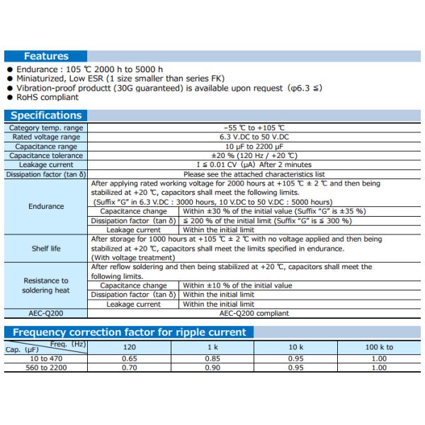 150UF CAP Aluminum Polymer Capacitor , EEE FTV151XAP Smd Electrolytic Capacitor