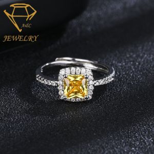 AAA CZs Sterling Silver Diamond Engagement Rings For Women