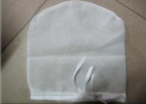 China 200 Mesh Nylon Dust Filter Mesh , Food Grade Small Drawstring Bag on sale