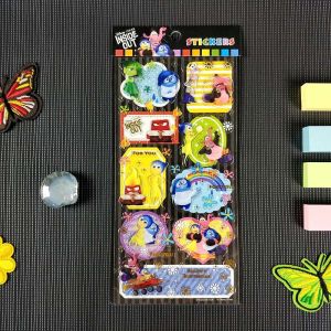 CMYK Hot Stamping Stickers Self Adhesive Label Transparent Cartoon Sticker