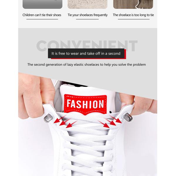 No tie shoelace lazy shoelace dress shoes Adventure Camping Running Fashionable printed funny shoelaces Customied