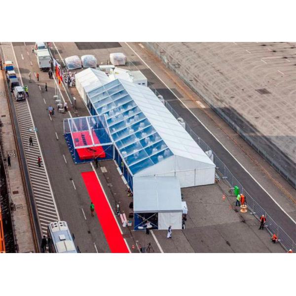 15m * 50m Transparent Canopy Clear Party Event Tent For Over 300 People Party