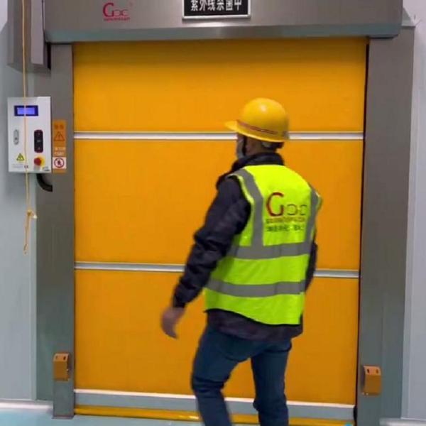 GCC Cargo Clean Room Air Shower With PVC Shutter Door With Photoelectric Sensor