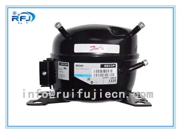 Quality R404A R134A R22 CE Small and black Secop hermetic Freezer Refrigeration Compressor for sale