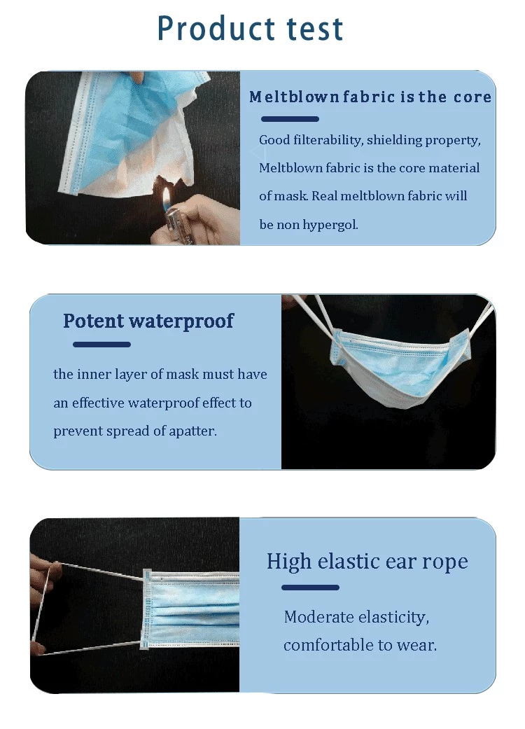 hospital use Non Woven 95% Medical Face Mask for sale