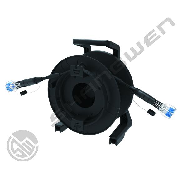 TPU Armored Jumper 4/6/8 Cores Outdoor Armored PDLC LC SC FC Singlemode TPU Waterproof 5mm Jumper Optical Fiber Extender LC-LC