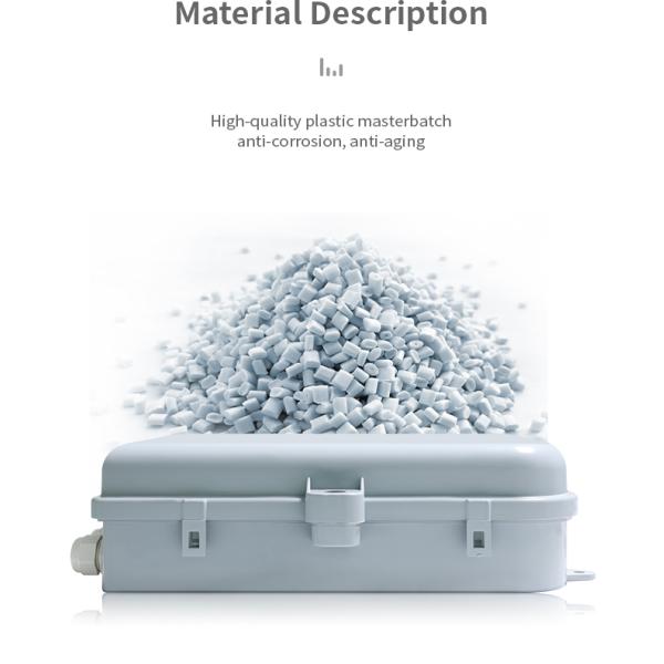 1 point 8/12 core Fiber Splitter Box for Helium Outdoor Waterproof Fiberglass Antenna