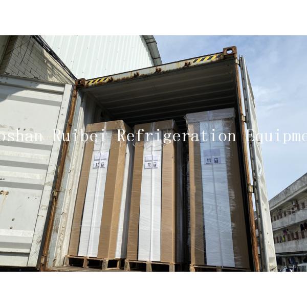 1600L 5- Layer Soft Drink Refrigerator Display Case Glass Door Upright Cooler