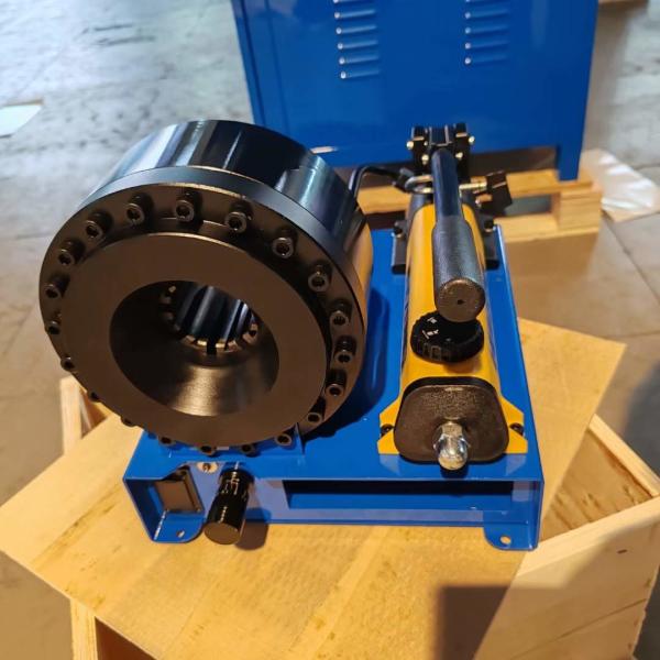 Quality Manual Hose Crimping Machine Technical Support And Service Crimped Wire Mesh Machine 31KG for sale