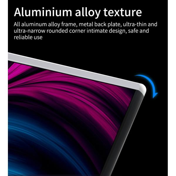 Aluminum Alloy Frame 55'' Electronic Smart Interactive White Digital Board
