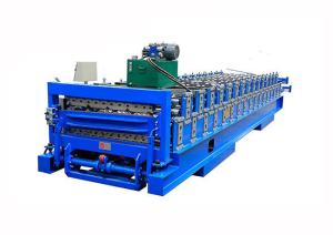 Fully Automatic IBR Sheet Roll Forming Machine For Roofing Sheets / Tile Production
