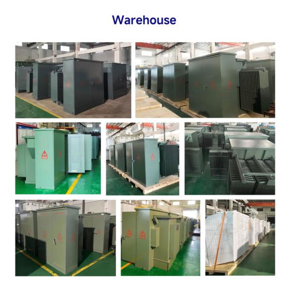 500 Kva 3 Phase Pad Mounted Power Distribution Transformer Dual Voltage  12470V & 4160V UL Certified 3