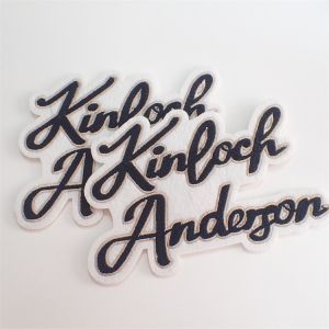 China Velvet Custom Towel Embroidery Patch 100% Woven With Imitation Diamond wholesale