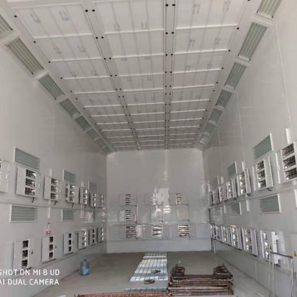 OEM customized industrial painting booth metal powder coating spray booth 15000mm