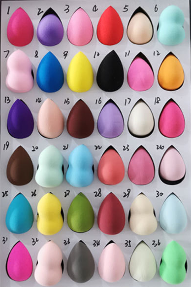 MSDS Multiple Colors Basic Makeup Tools Gourd Shape Beauty Blender Set