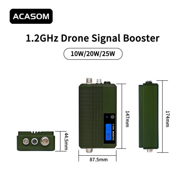 Elevate Your Flight 10W/20W Drone FPV Signal Booster 1.2GHz-1280MHz